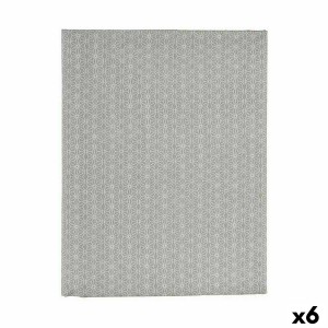 Fleckenabweisende Tischdecke Kinvara ESTRELLA-G Grau Abdeckung Fleckenbeständig Stern 140 x 180 cm (6 Stück)