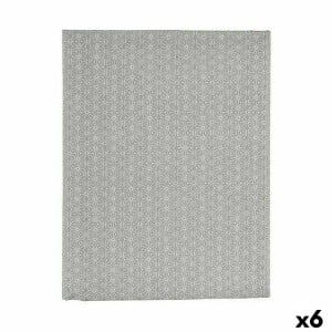 Stain-proof tablecloth Kinvara ESTRELLA-G Grey Thin canvas Anti-stain Star 140 x 180 cm (6 Units)