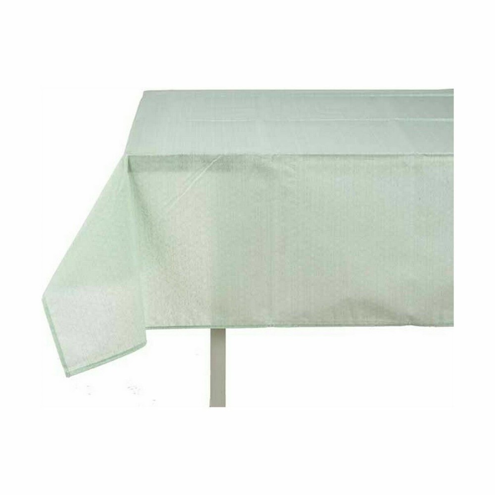 Stain-proof tablecloth Kinvara ESTRELLA-M Green Mint Light Green Thin canvas Anti-stain Star 140 x 180 cm (6 Units)