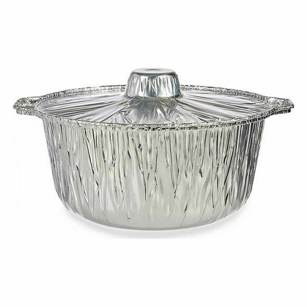 Saucepans Kinvara 66106 Silver Disposable With lid Pan