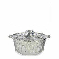 Saucepans Kinvara 66105 Silver Disposable With lid Pan