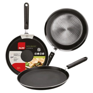 Crepe-Pfanne Ibili Aluminium Ø 26 cm 26 cm Schwarz