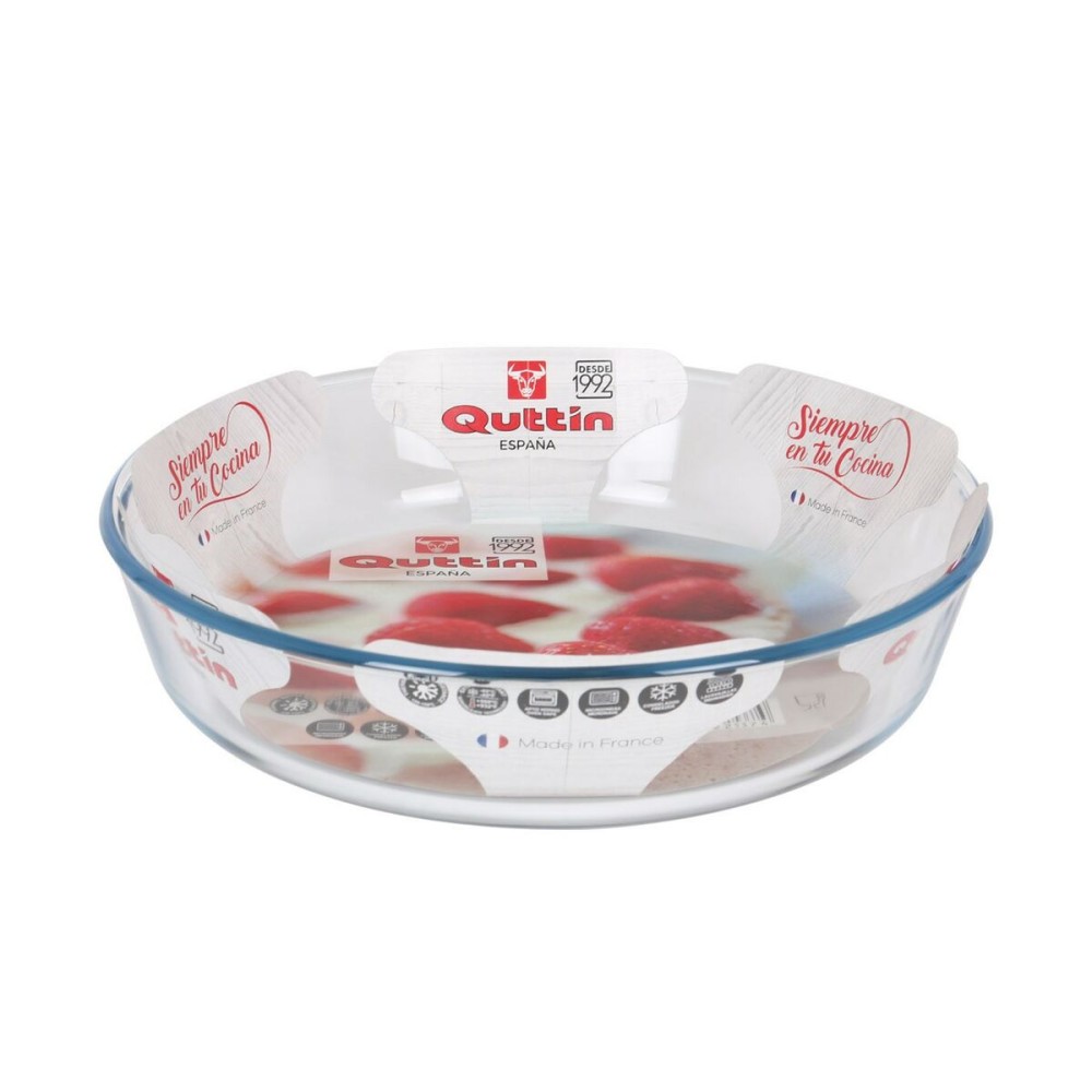 Plat de Four Quttin verre 2,3 L ø 26 x 5,9 cm (6 Unités)