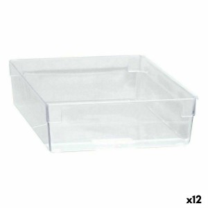 Boîte Multiusage Modulaire Transparent 22,5 x 15,5 x 5,3 cm (12 Unités)