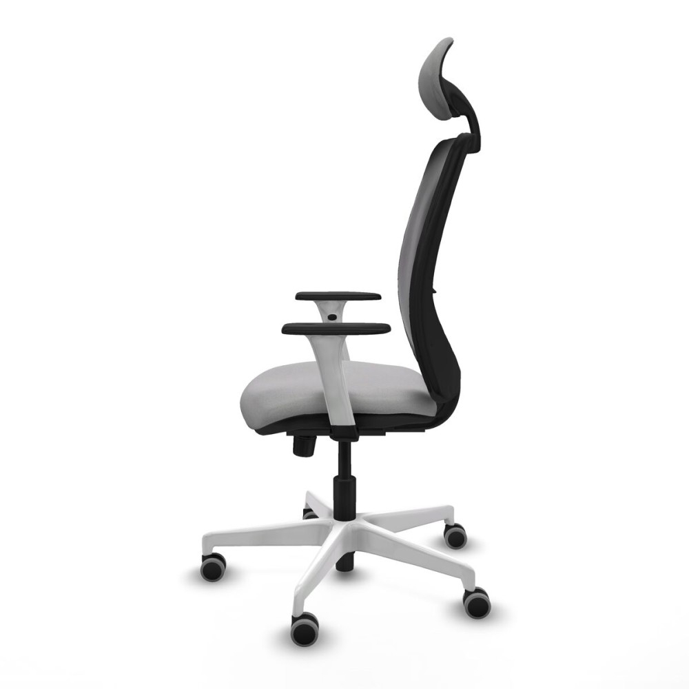 Chaise de Bureau avec Appui-tête Zulema Piqueras y Crespo 1B026G1 Gris clair