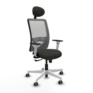 Office Chair with Headrest Zulema Piqueras y Crespo 1B026G1 Black