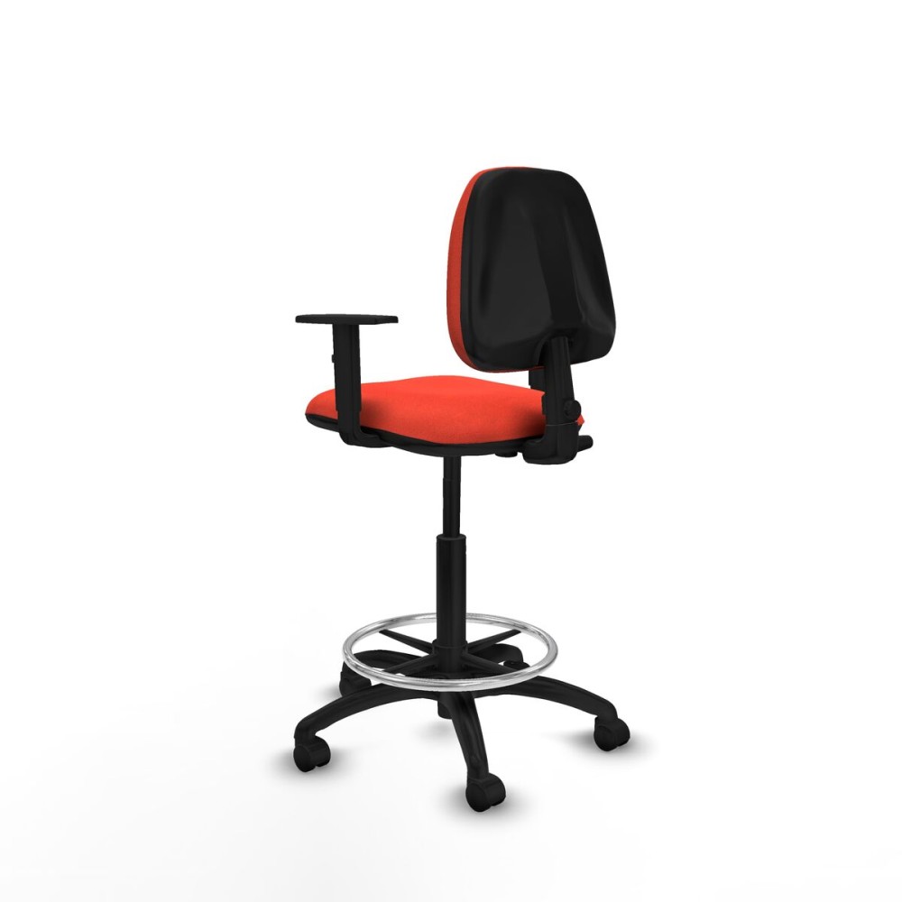 Chaise de Bureau Isso CP Piqueras y Crespo B1D01RN Orange Foncé Grande