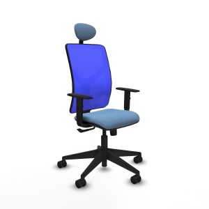 Office Chair with Headrest Motilla Piqueras y Crespo 1D066N1 Sky blue