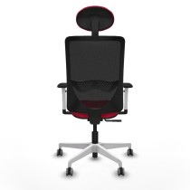 Office Chair with Headrest Zulema Piqueras y Crespo 1B026G1 Red