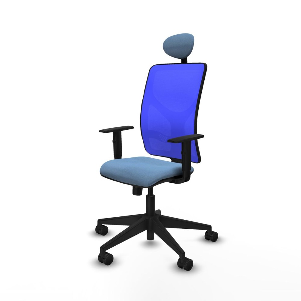 Office Chair with Headrest Motilla Piqueras y Crespo 1D066N1 Sky blue