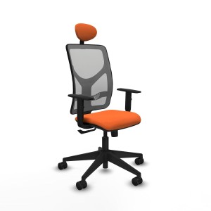 Bürostuhl mit Kopfstütze Motilla Piqueras y Crespo 1D066N1 Orange