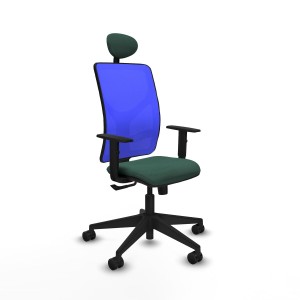 Bürostuhl mit Kopfstütze Motilla Piqueras y Crespo 1D066N1 grün