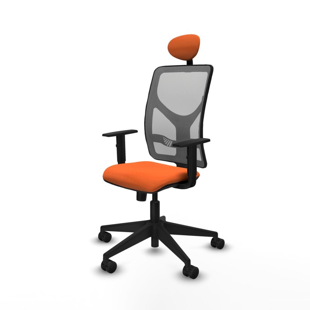 Chaise de Bureau avec Appui-tête Motilla Piqueras y Crespo 1D066N1 Orange