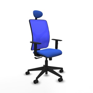 Bürostuhl mit Kopfstütze Motilla Piqueras y Crespo 1D066N1 Blau