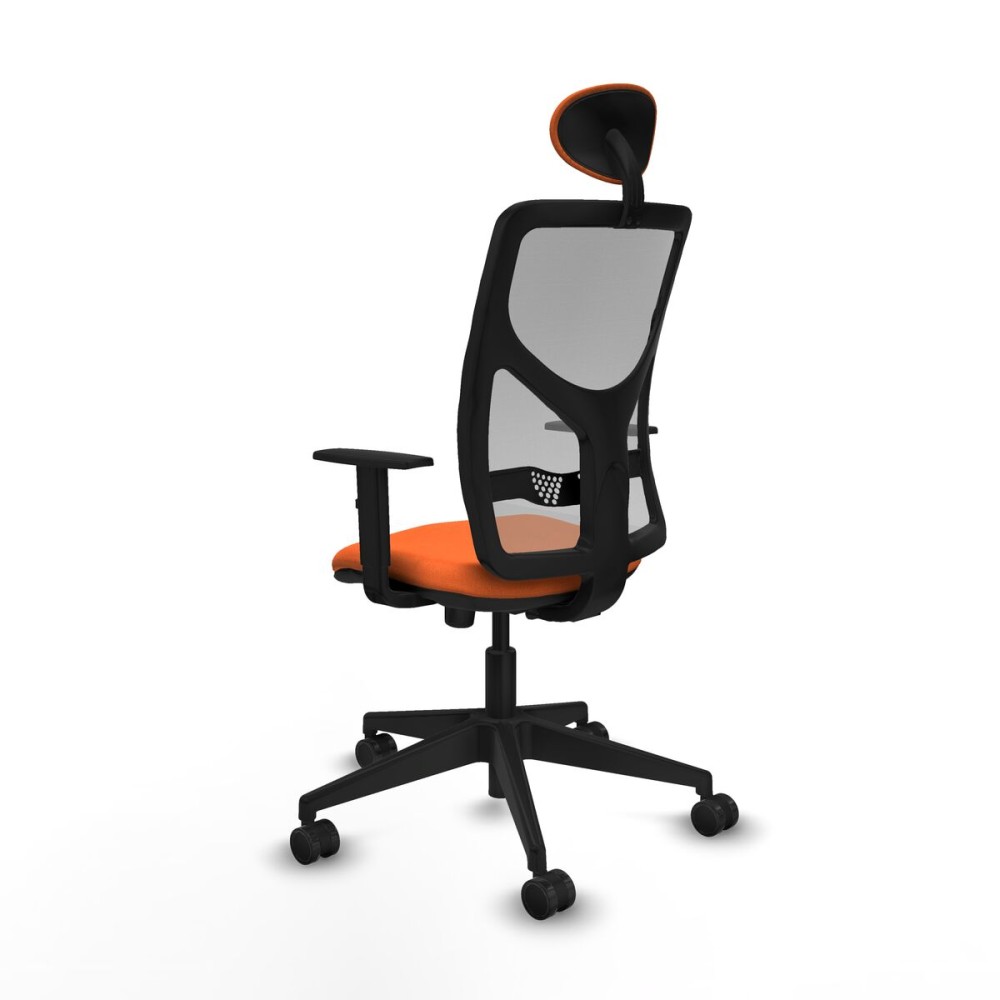Chaise de Bureau avec Appui-tête Motilla Piqueras y Crespo 1D066N1 Orange