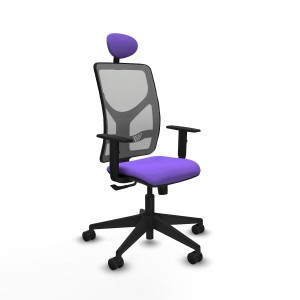 Chaise de Bureau avec Appui-tête Motilla Piqueras y Crespo 1D066N1 Lila