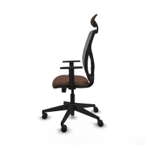Chaise de Bureau avec Appui-tête Motilla Piqueras y Crespo 1D066N1 Gris Brun foncé