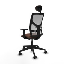 Chaise de Bureau avec Appui-tête Motilla Piqueras y Crespo 1D066N1 Gris Brun foncé