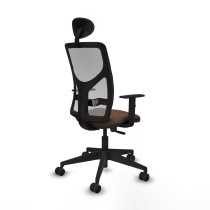 Chaise de Bureau avec Appui-tête Motilla Piqueras y Crespo 1D066N1 Gris Brun foncé