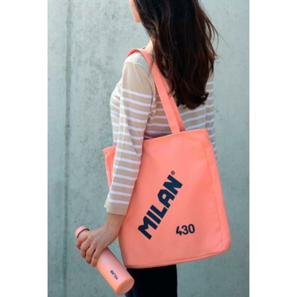 Sac en toile Milan Rose 38 x 36 x 6,5 cm