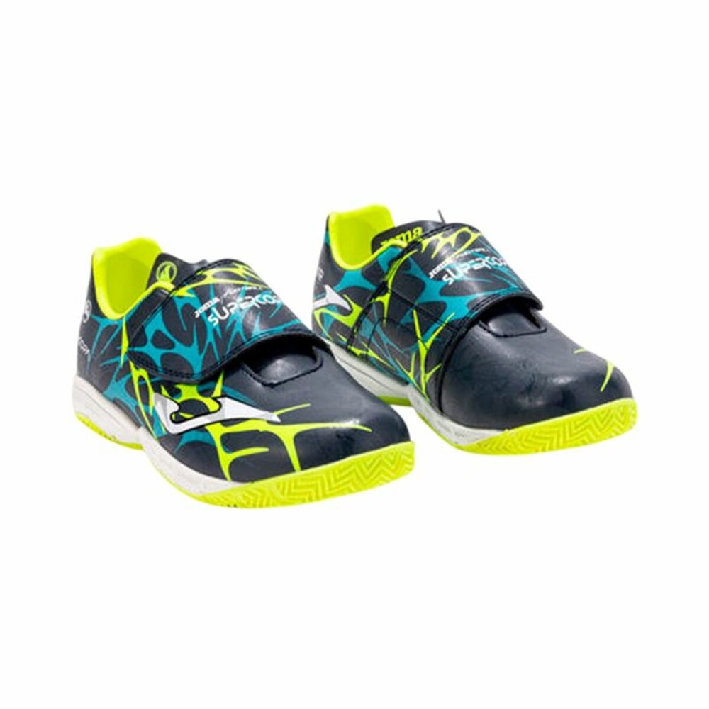 Chaussures de Futsal pour Enfants Joma Sport Sala Max Jr 2503 Bleu foncé