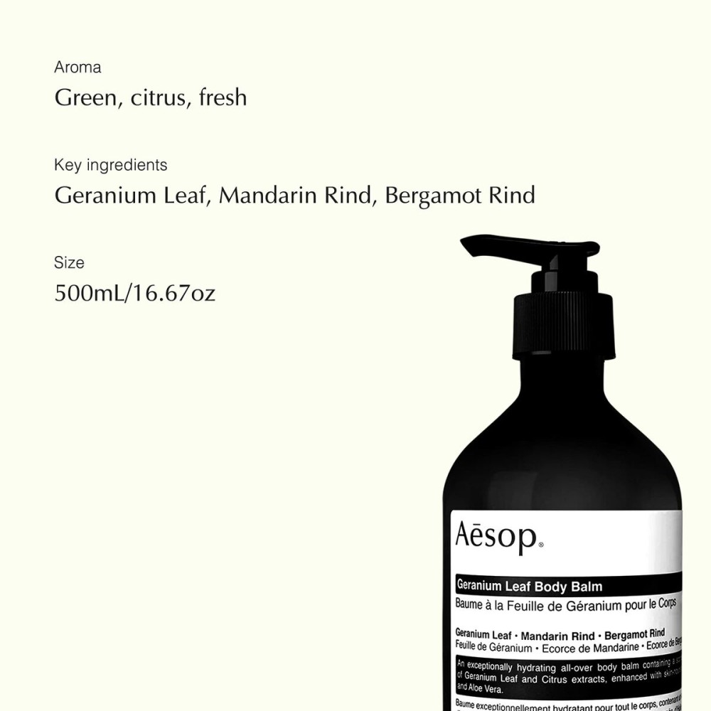 Körperlotion Aesop GERANIUM LEAF 500 ml