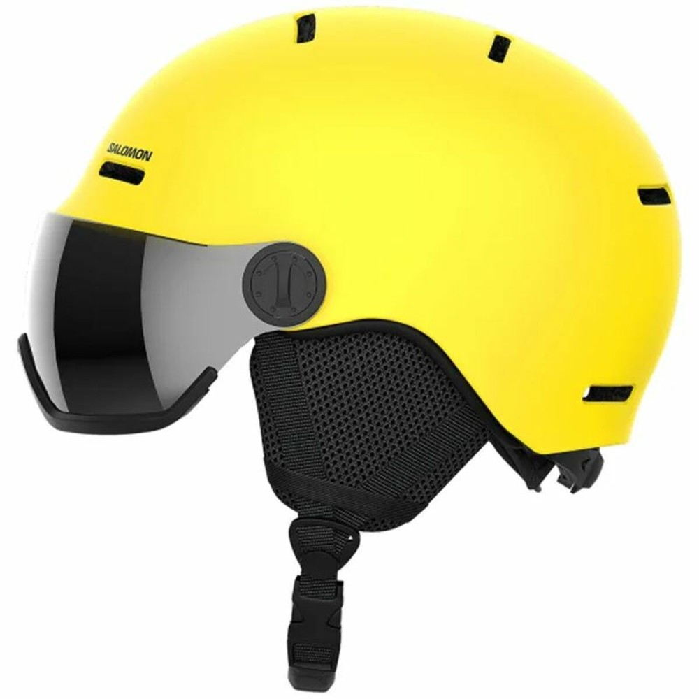 Ski Helmet Salomon Orka Visor Vib Children's Unisex 56-59 cm Yellow