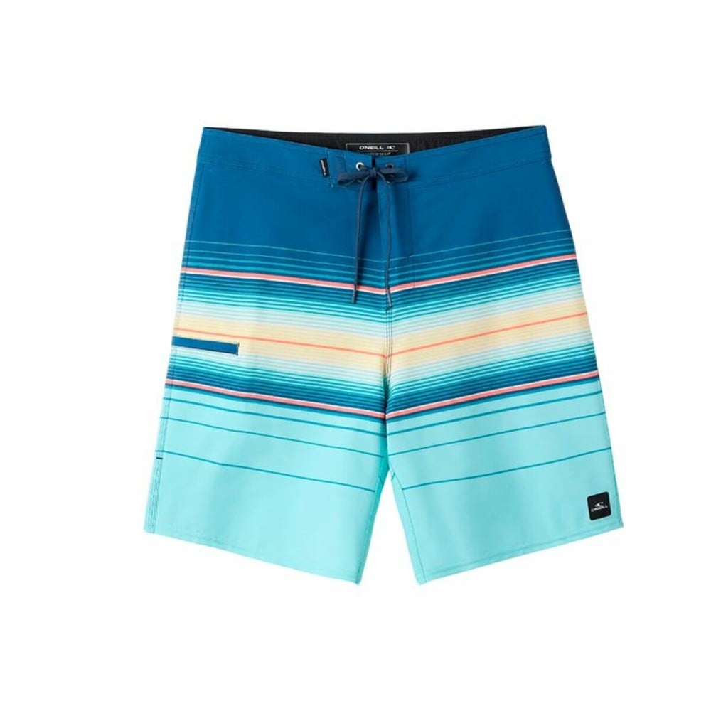 Men’s Bathing Costume O'Neill Hyperfreak Heat Stripe 21" Blue