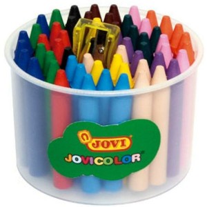 Crayons gras de couleur Jovi JOVICOLOR Multicouleur (6 Unités)