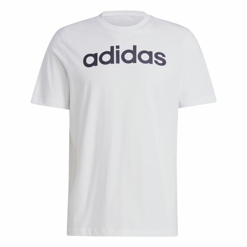 Herren Kurzarm-T-Shirt Adidas Essentials Linear Logo XL