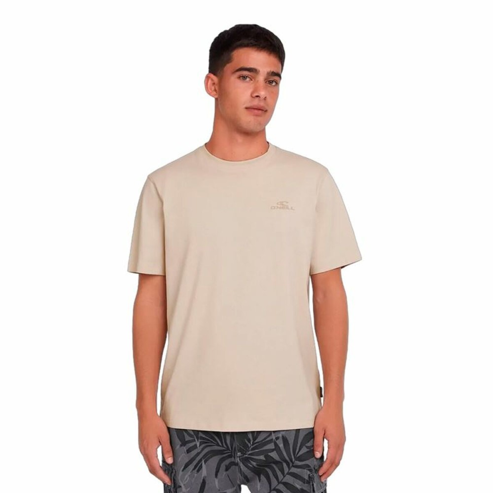 T-shirt à manches courtes homme O'Neill Small Logo Beige XL