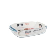 Plat de Four Quttin verre Rectangulaire 950 ml 22,8 x 14,9 x 4,5 cm (6 Unités)