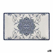 Plat à Gratin La Mediterránea Rosetta Porcelaine Rectangulaire 25,3 x 15 x 1,8 cm (18 Unités)