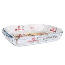 Plat de Four Quttin Transparent verre Rectangulaire 3 L 35,4 x 22 x 5,5 cm (6 Unités)