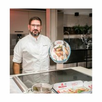 Oven Dish Quttin Transparent Glass Oval 2,2 L 30,1 x 20,9 x 6,3 cm (4 Units)