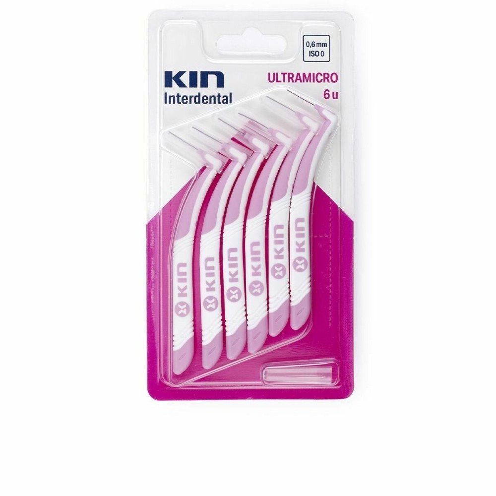 Interdental Toothbrush Kin Ultramicro 6 Units 0,6 mm