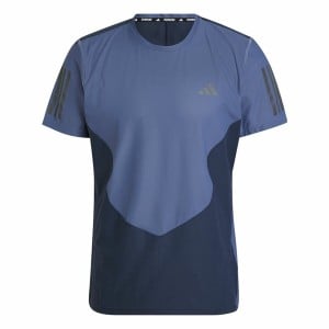 Men’s Short Sleeve T-Shirt Adidas Own The Run Colorblock