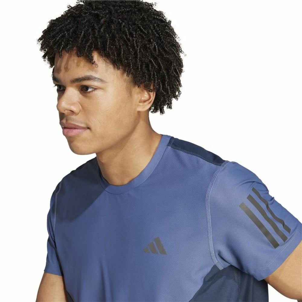 Herren Kurzarm-T-Shirt Adidas Own The Run Colorblock