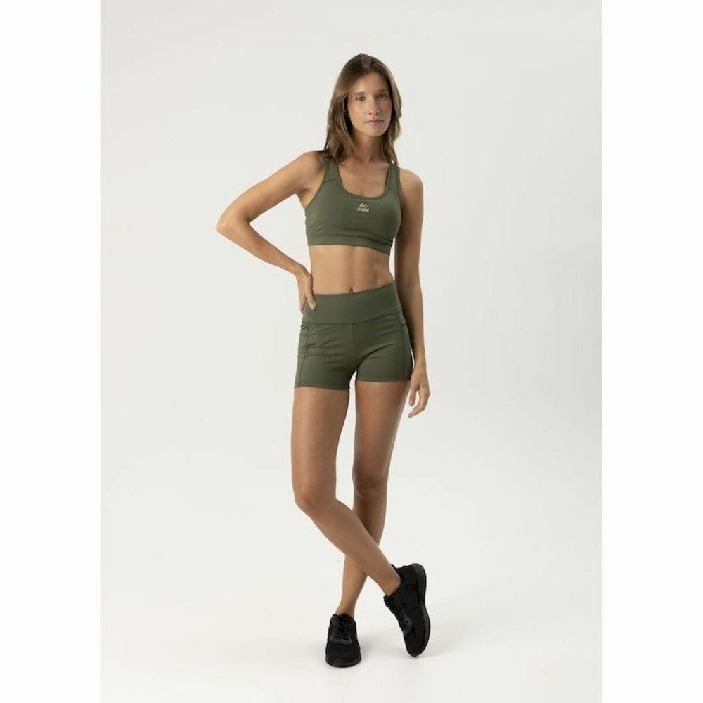 Short Sports Leggings Ditchil Florest Olive