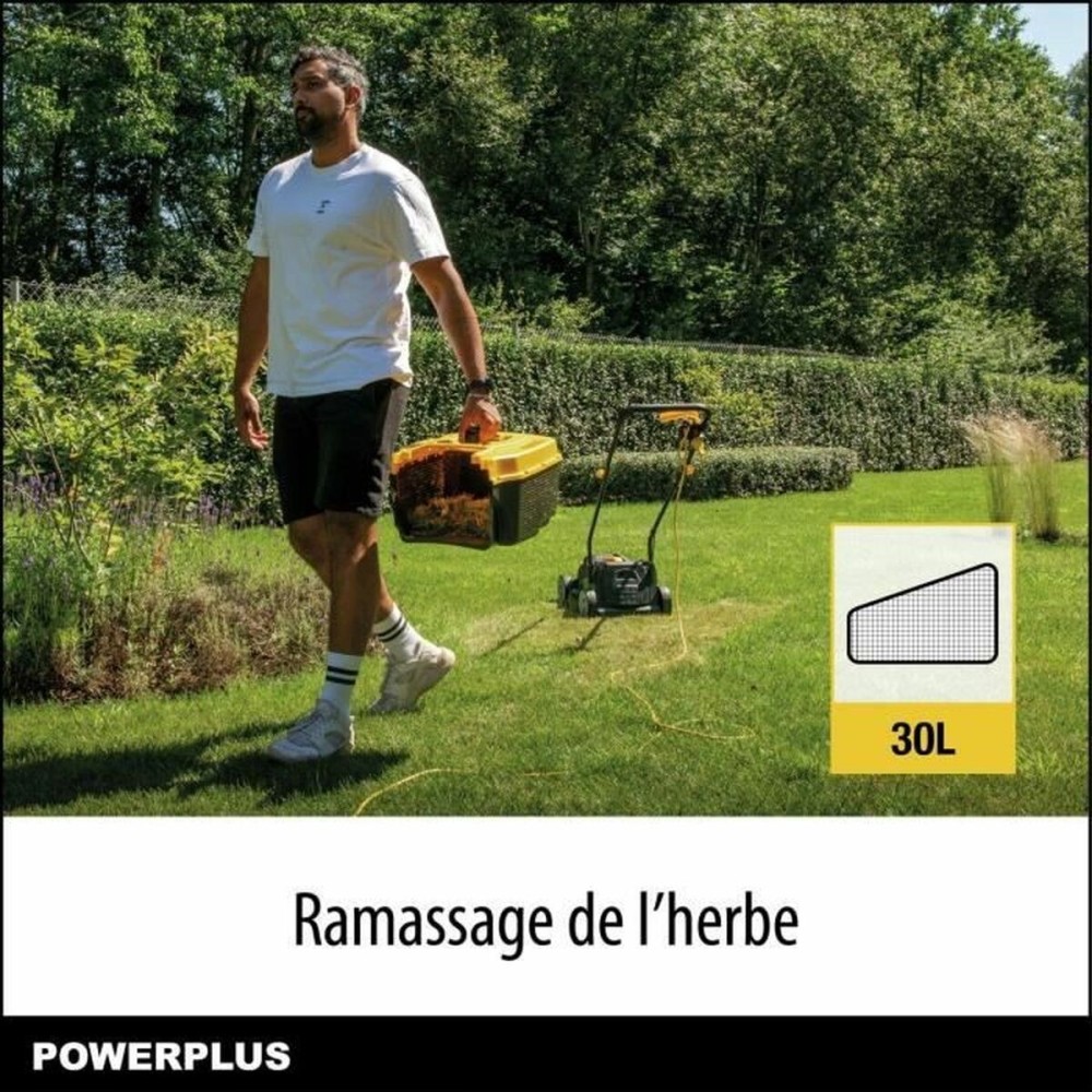 Tondeuse à gazon électrique Powerplus POWXG62205T 1300 W 220-240 V 32 cm 32 L