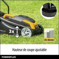 Tondeuse à gazon électrique Powerplus POWXG62205T 1300 W 220-240 V 32 cm 32 L