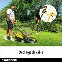 Tondeuse à gazon électrique Powerplus POWXG62205T 1300 W 220-240 V 32 cm 32 L
