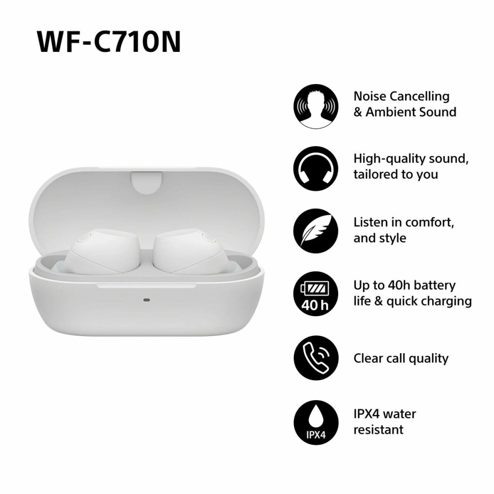 Headphones Sony WFC710NW.CE7 White