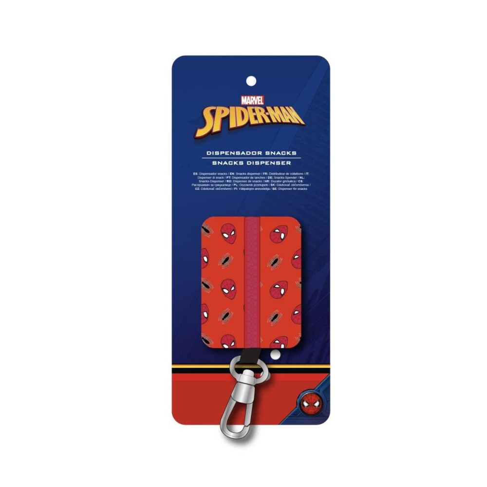Bag Dispenser Spider-Man Red 9,0 x 21,0 x 3,0 cm