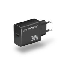 Chargeur mural Esperanza EZC104K Noir