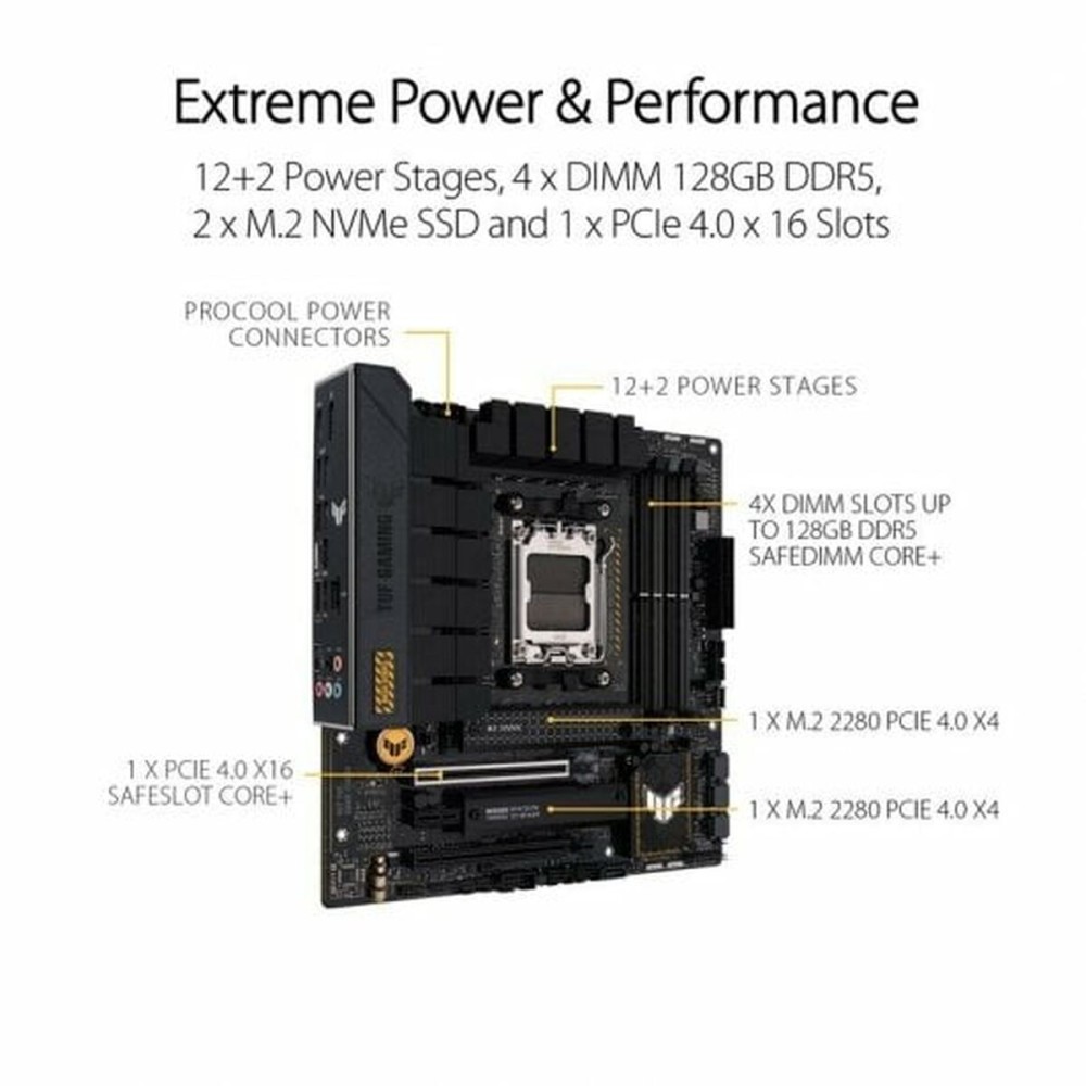 Carte Mère Asus AMD AM5 AMD AMD B650