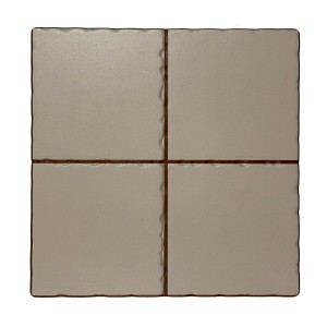 Dessous de plat Versa Beige Céramique (20 x 20 cm)