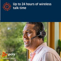 Headphones Poly 77Y97AA Black