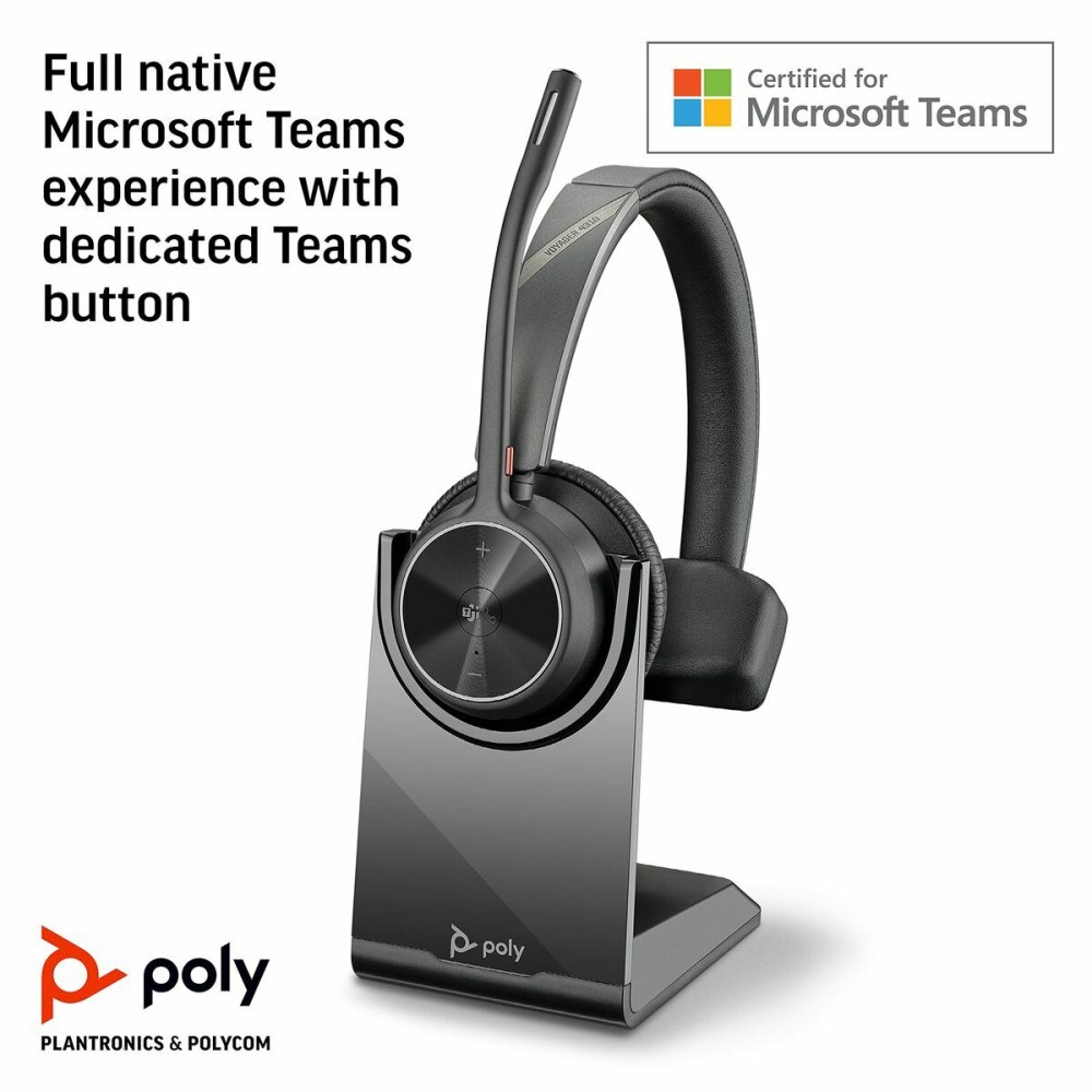 Headphones Poly 77Y97AA Black