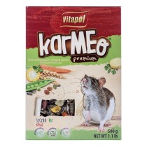 Nourriture Vitapol Karmeo Premium Saumon Pois Lapin Rat 500 g